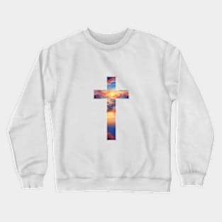 Peaceful Cross Crewneck Sweatshirt